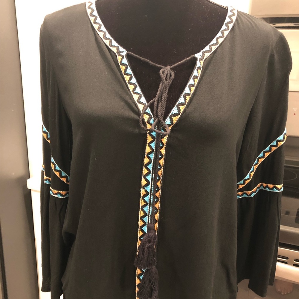 Boho top with tassels